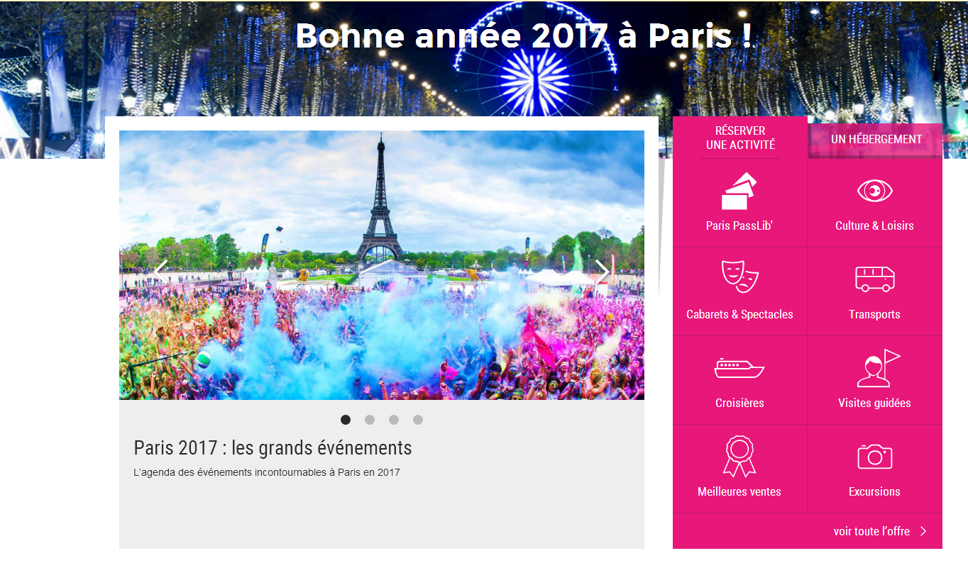 Parisinfo:巴黎旅游局官网